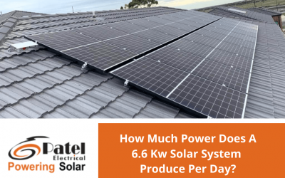 How Much Power Does A 6.6 Kw Solar System Produce Per Day?