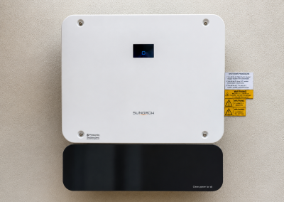 Sungrow hybrid inverter installed for a residential solar system in Victoria.